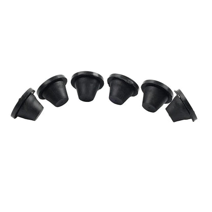 6 x Rubber Side Cover Grommets for Harley Touring Road King Electra Glide (1996-2007)