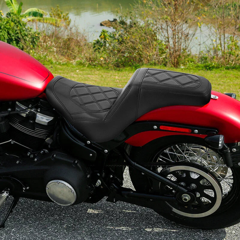 Black Seats for Harley Softail Street Bob (2018-2025)