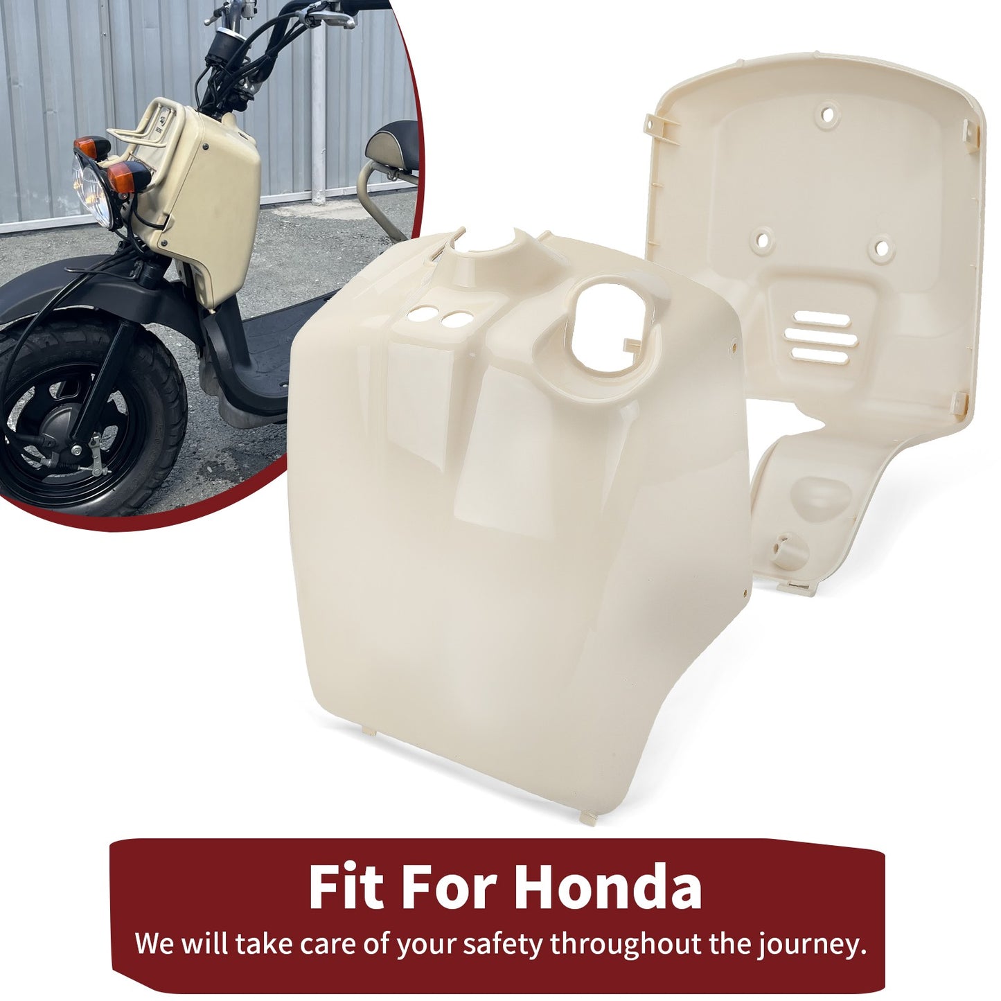 Beige Fender Set for Honda Ruckus 50 (2003–2024)