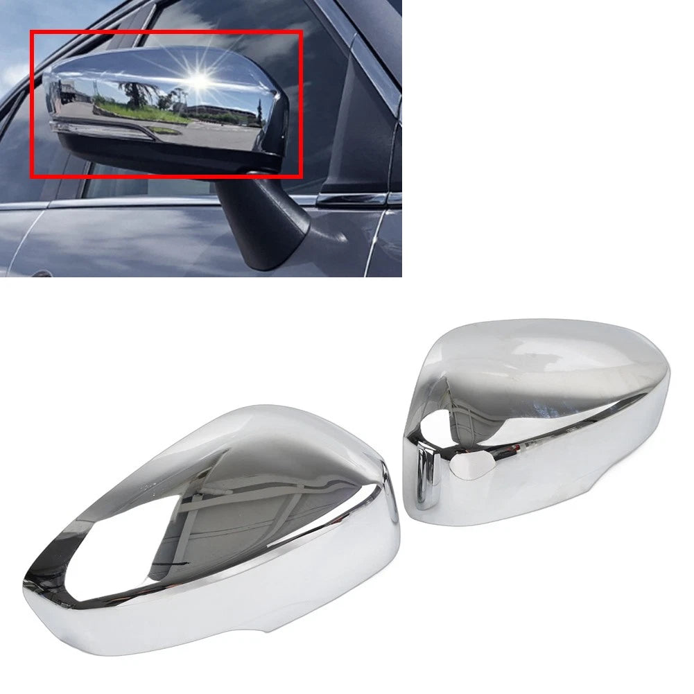 2X Chrome Rearview Mirror Cover Trim for Mitsubishi Eclipse Cross (2018–2020)