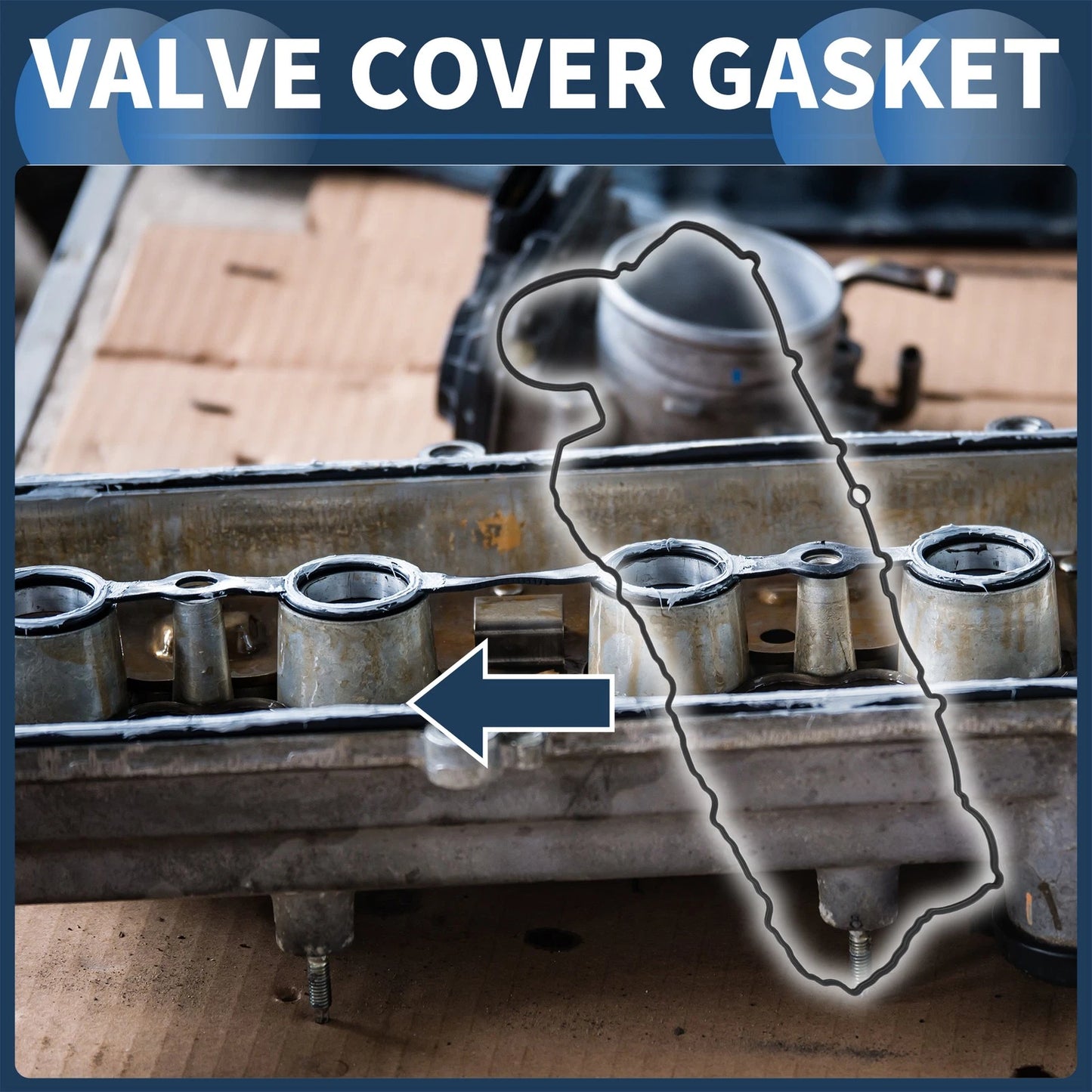 Valve Cover Gasket No. 11127823943 for BMW 3 E90 325d (2010–2011)