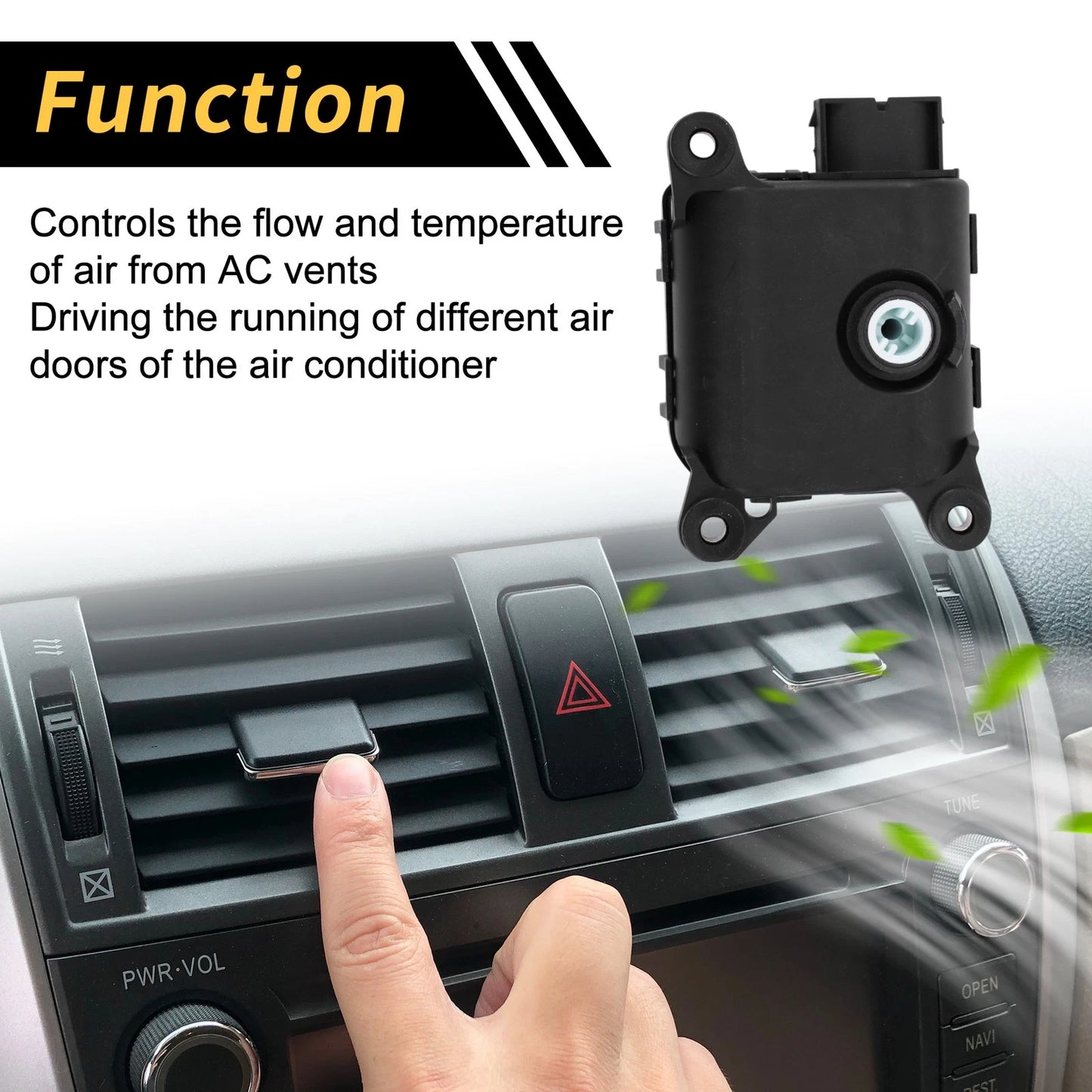 HVAC Heater Blend Door Actuator for Mercedes-Benz Truck (1986–2006) No. 0008290601