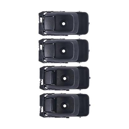 Set of 4 Door Handle Inner for Nissan Navara (1997–2015) Black
