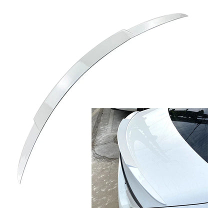 Rear Trunk Spoiler Lip Wing for Benz C-Class W205 C63 2015-2021 White