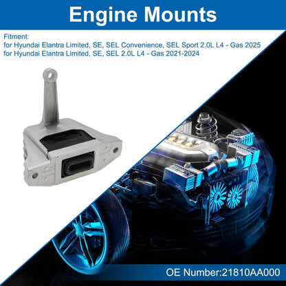 Hydraulic Right Engine Mount for Hyundai Elantra 2.0L (2021–2025) No.21810AA000