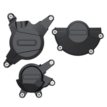Black Motorcycle Engine Cover Protector Set for Honda CBR600RR (07-24)