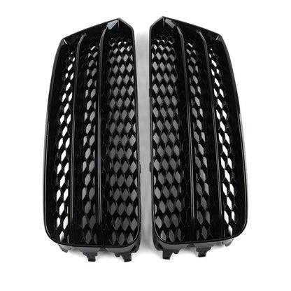 Open Mesh Honeycomb Front Bumper Grille Cover for Audi A1 (2014-2018)