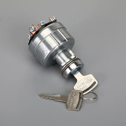 Ignition Switch for Hitachi EX200 Excavator (6 Pins, 2 Keys)