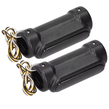 1.25in LED Light Tube Clip Lamp for Highway Crash Bar - White DRL Amber Turn