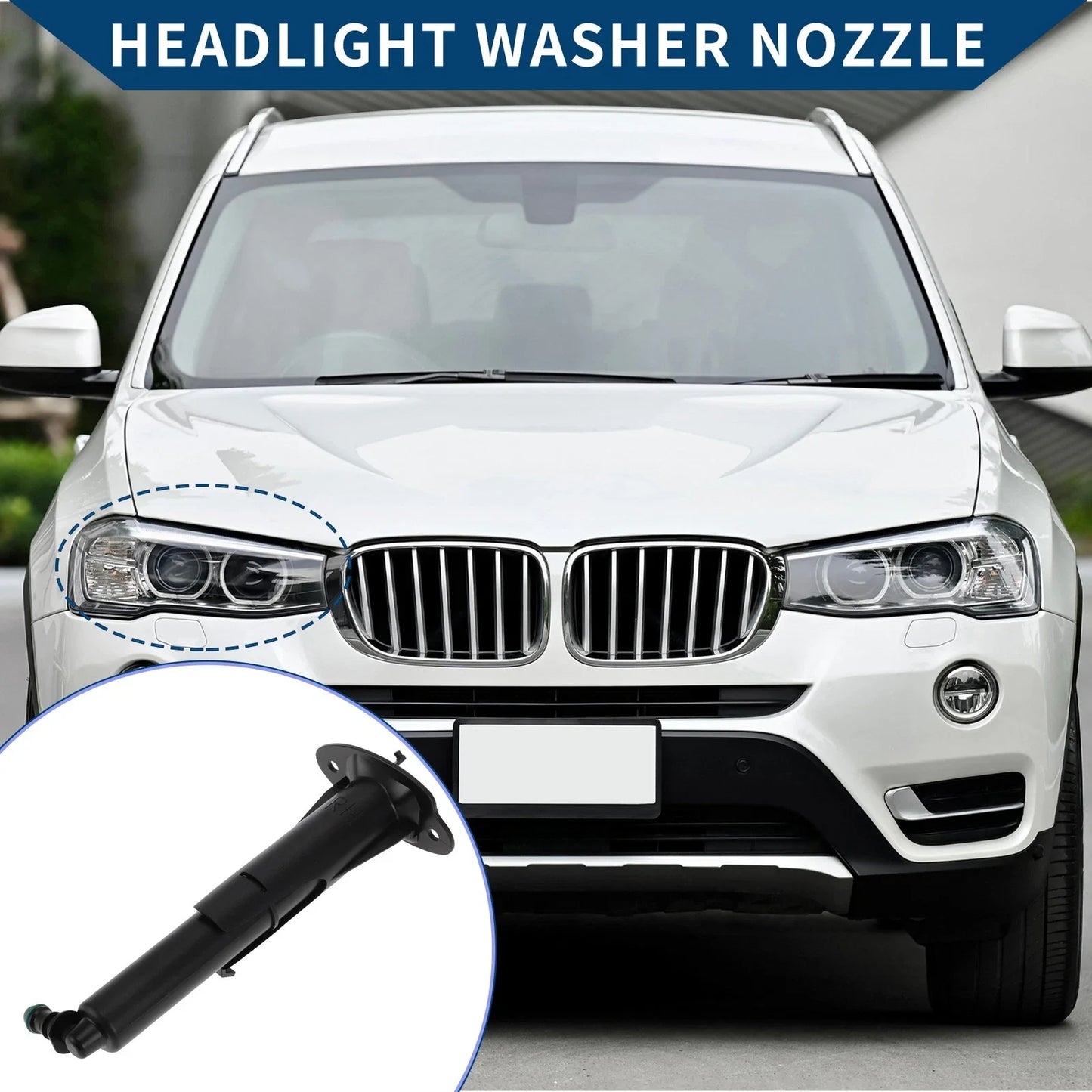 Headlight Washer Nozzle for Porsche Cayenne (2011-2018)