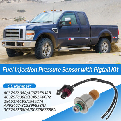 Fuel Injection Pressure Sensor Pigtail for Ford F250 F350 (2003–2007)