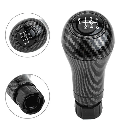 6 Speed Carbon Fiber Gear Shift Knob for Mercedes W203 (2000–2007)