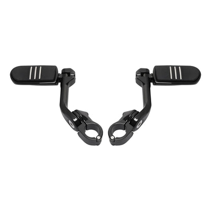 1-1/4 32mm Long Angled Highway Foot Pegs for Harley Road Street Electra Glide