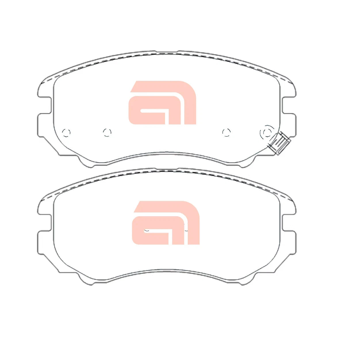 Front Brake Pads for Hyundai Tucson (2004–2013)