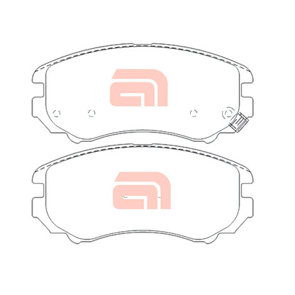 Front Brake Pads for Hyundai Tucson (2004–2013)