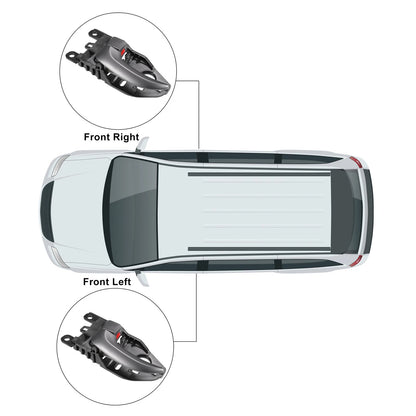 Front Rear Left Interior Door Handle for Hyundai Elantra (2011–2016) No. 826103X000RY