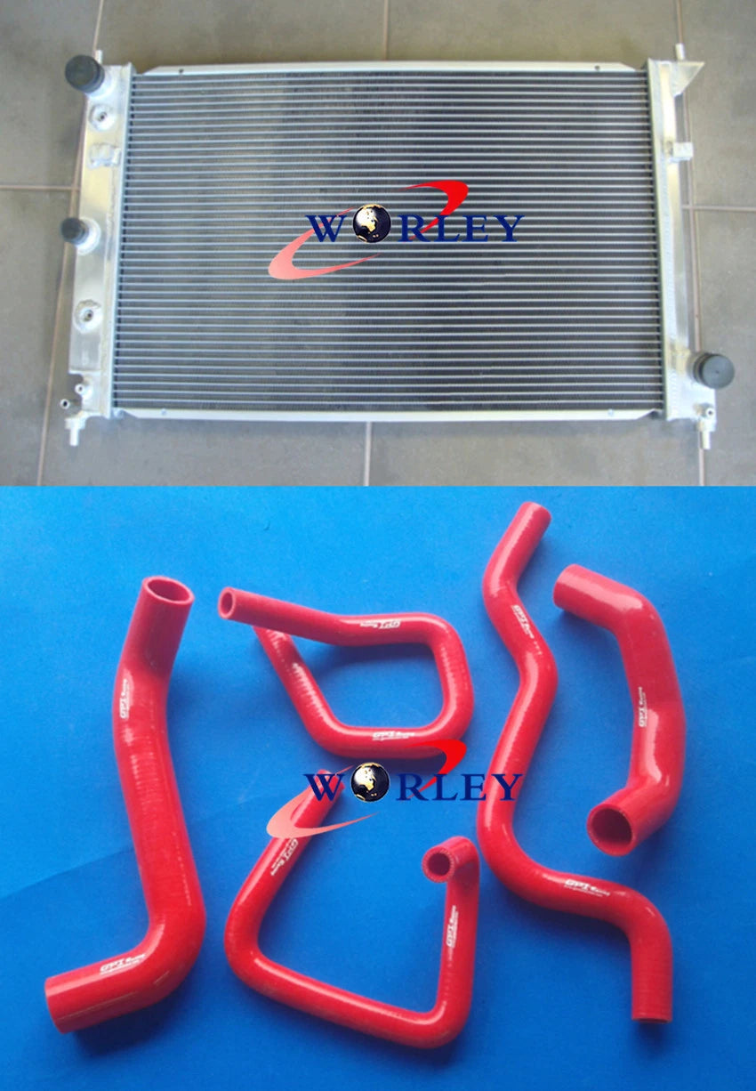 Aluminum Radiator & Hose for Ford Falcon BA BF XR6 XR8 V8 (2002–2008)