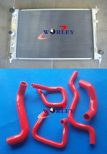 Aluminum Radiator & Hose for Ford Falcon BA BF XR6 XR8 V8 (2002–2008)