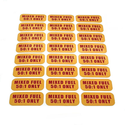 Set of 24 Fuel Only Stickers for Gas Oil Mixture Cans