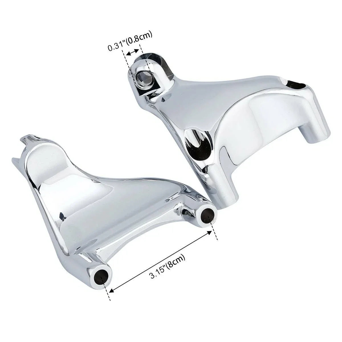 Chrome Rear Passenger Foot Peg Mount for Harley Sportster (2004-2013)