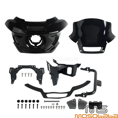 Front Headlamp Fairing w/Windshield for Harley Softail Low Rider S FXLRS (2018-2023)