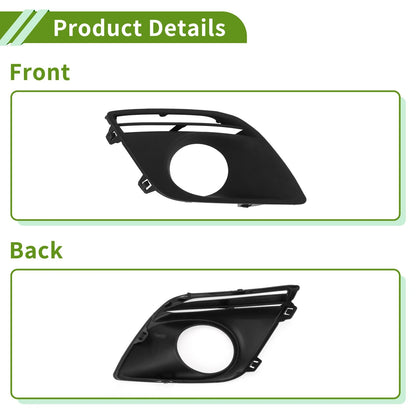 1 Pc Front Right Fog Light Grill for Volvo XC60 (2010-2016) Black