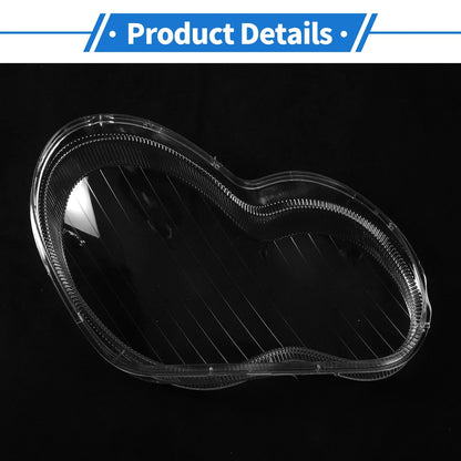 Car Front Left Headlight Lens Cover for Mercedes-Benz C-Class (2001-2017)