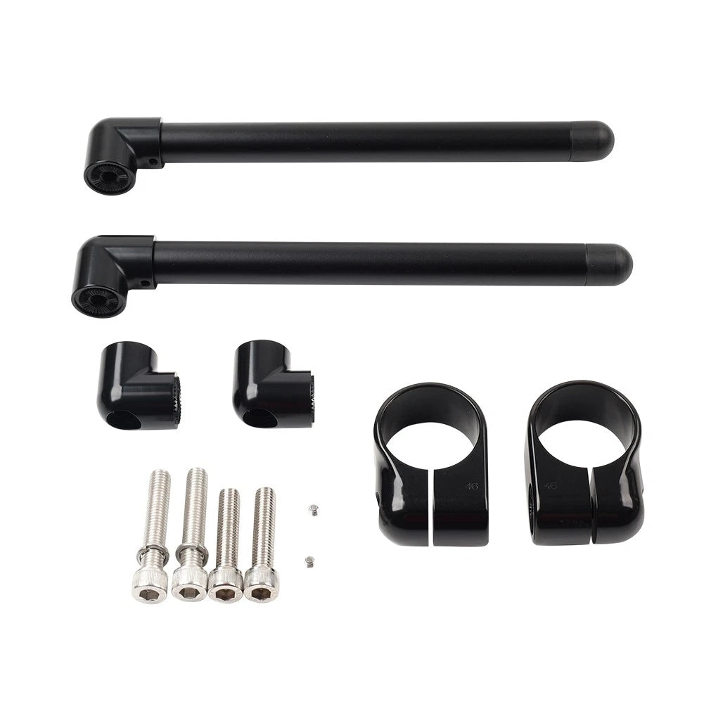 41MM Cafe Racer Clip-On Handlebar for Universal Motorcycle (7/8")