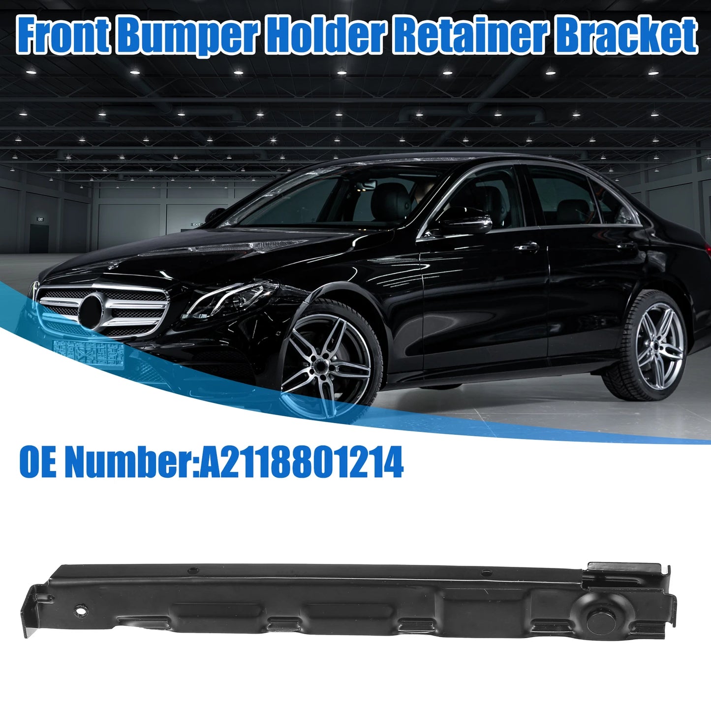Front Right Upper Bumper Cover Inner Support Bracket for Mercedes Benz E320 (1996–1999)