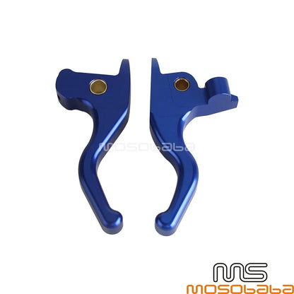 Adjustable Hand Brake Clutch Levers Blue for Harley Touring FLTRX (2014-2023)