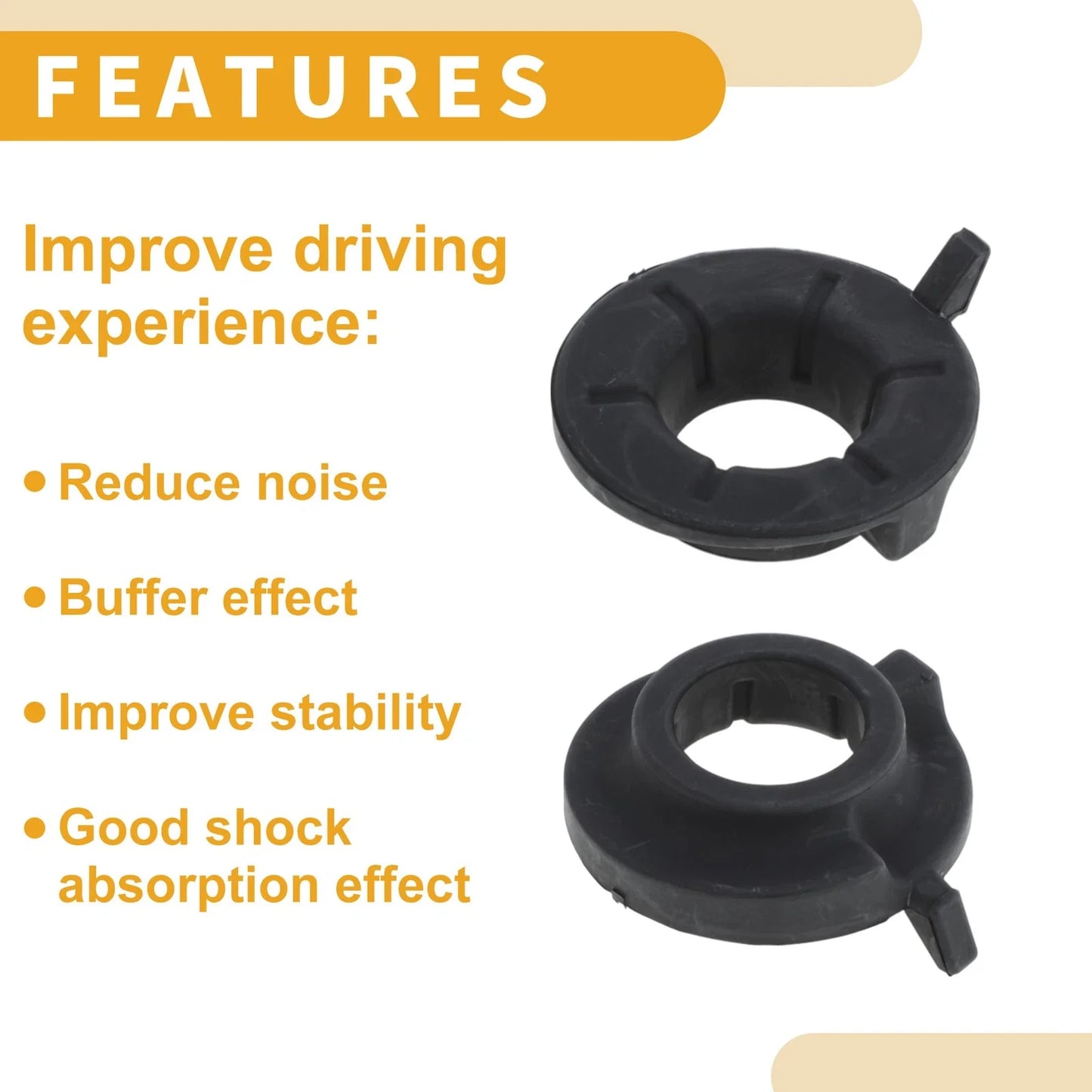Coil Spring Insulators for Cadillac CTS (2017) - 1 x Lower No.84369477