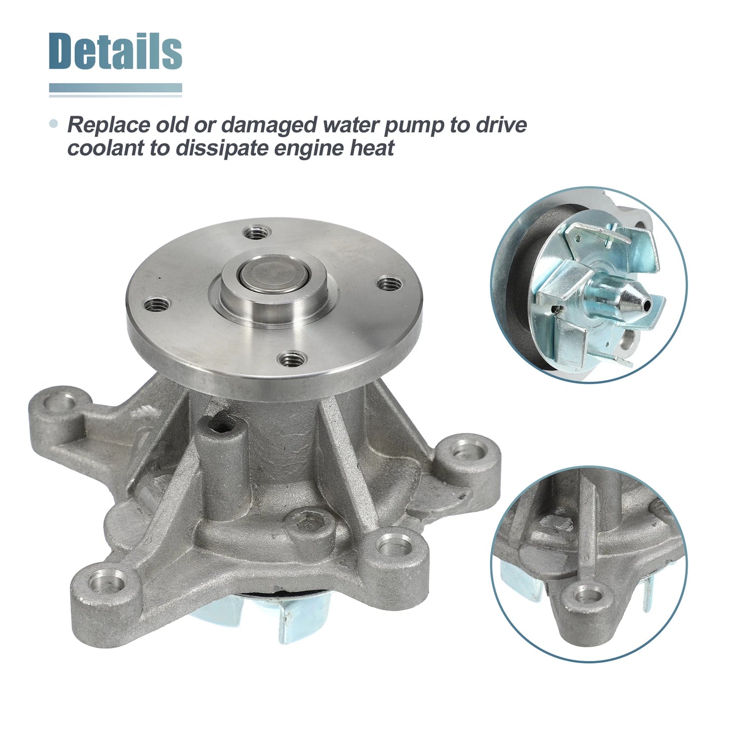 Water Pump Assembly No. 251002B700/251002B720 for Hyundai