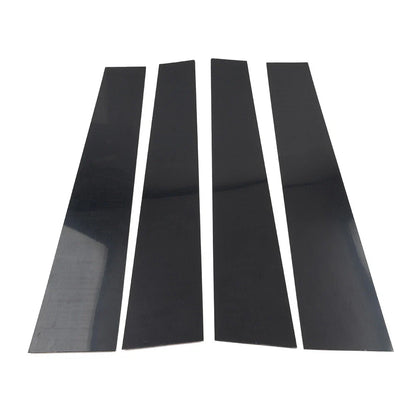 Pillar Post Set Door Window Trim Covers for Dodge Ram 1500 (2019-2024)