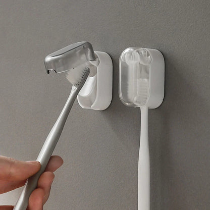 4 x Toothbrush Cap Covers Grey for Manual & Electric Toothbrushes