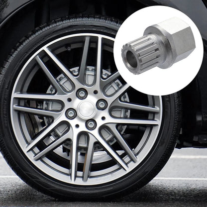 Wheel Lock Lug Nut Anti Theft for Jetta Passat Golf (15 Teeth)