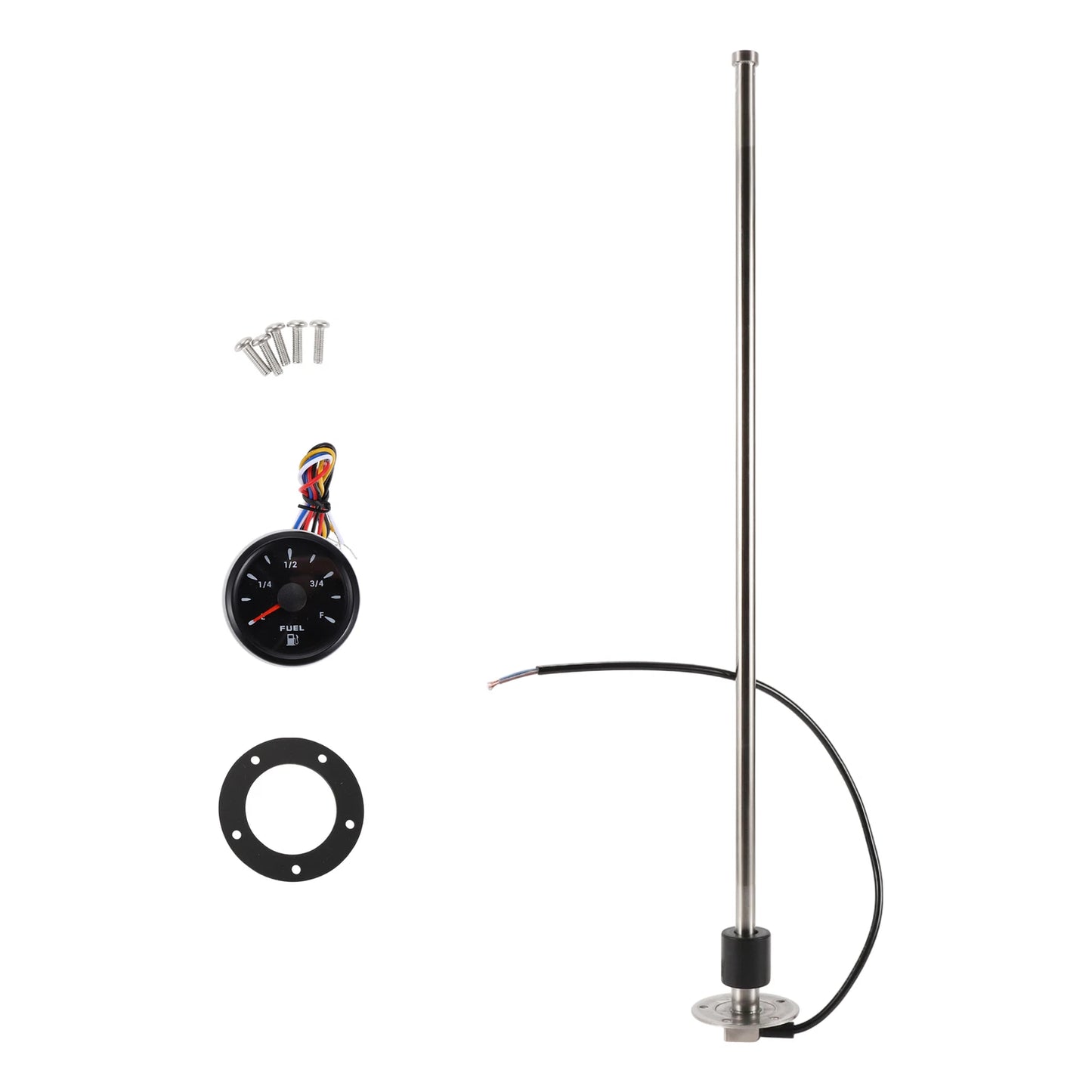 Fuel Sending Unit and Gauge Kit 240-33 Ohm for Boat Truck Vehicle