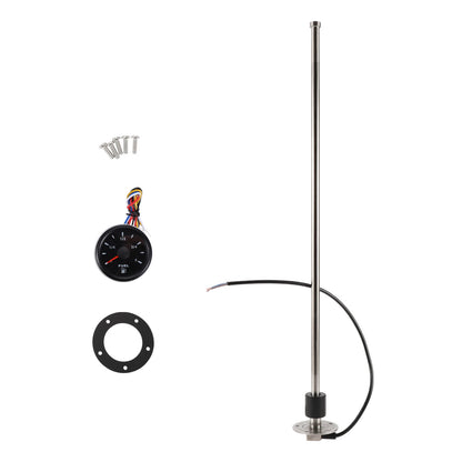 Fuel Sending Unit and Gauge Kit 240-33 Ohm for Boat Truck Vehicle