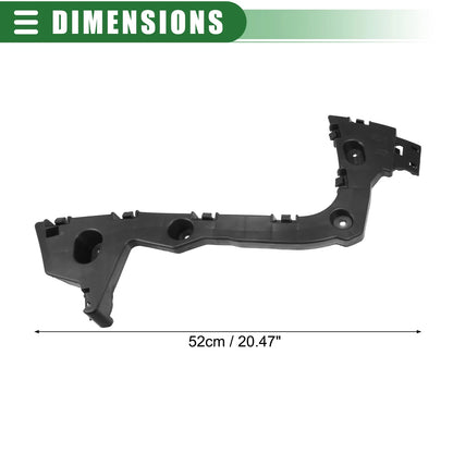 Rear Left Driver Side Bumper Support Bracket for Ford Focus (2015–2018) Black