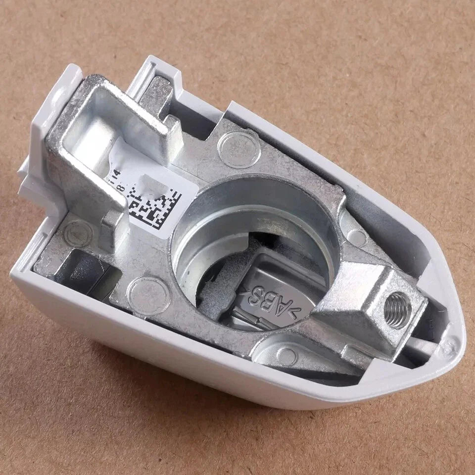 White Front Left Door Lock Cylinder Bezel Cover for Cadillac ATS XTS CTS CT6
