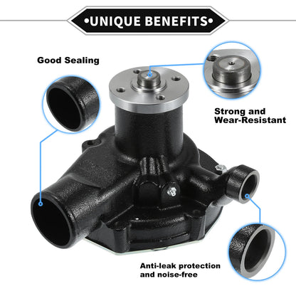 Water Pump for Mitsubishi 6D16 6D16T (Kobelco SK330-6) with Rubber Ring Kit
