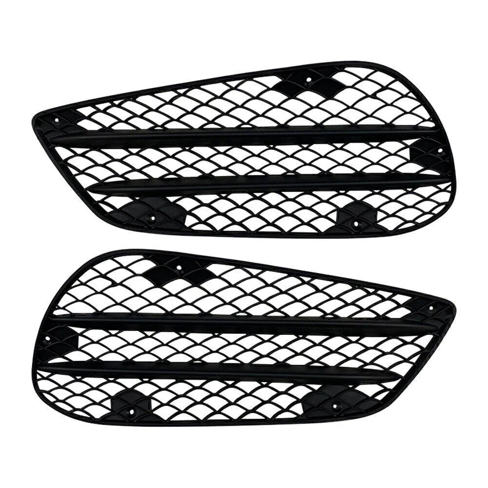 ABS Front Bumper Fog Lamp Grille for Mercedes E-Class W212 (2013-2015)