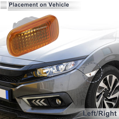 Car Side Marker Light Cover for Honda AZZ (2002–2008) No. 34301S5A003/34301S5A013