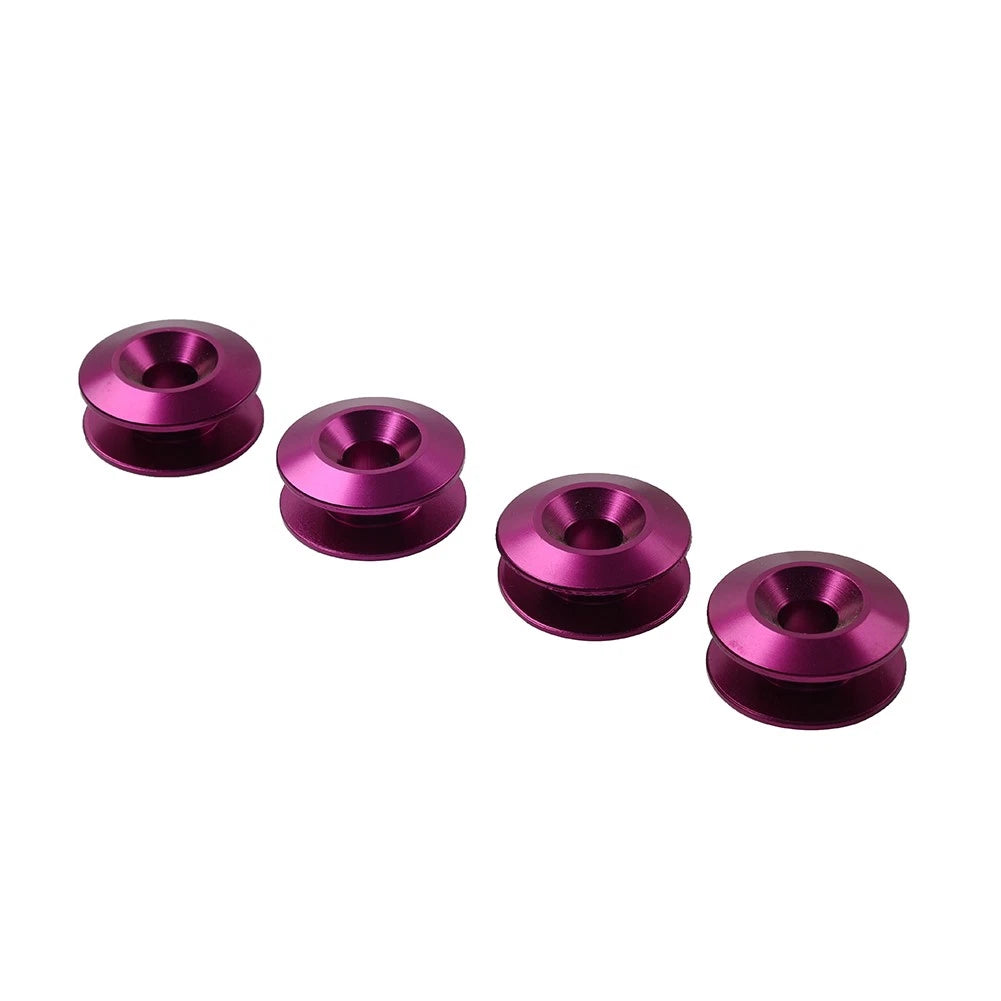 Set of 4 Blue Tire Valve Caps for Car Motor Rim (Universal Fit)