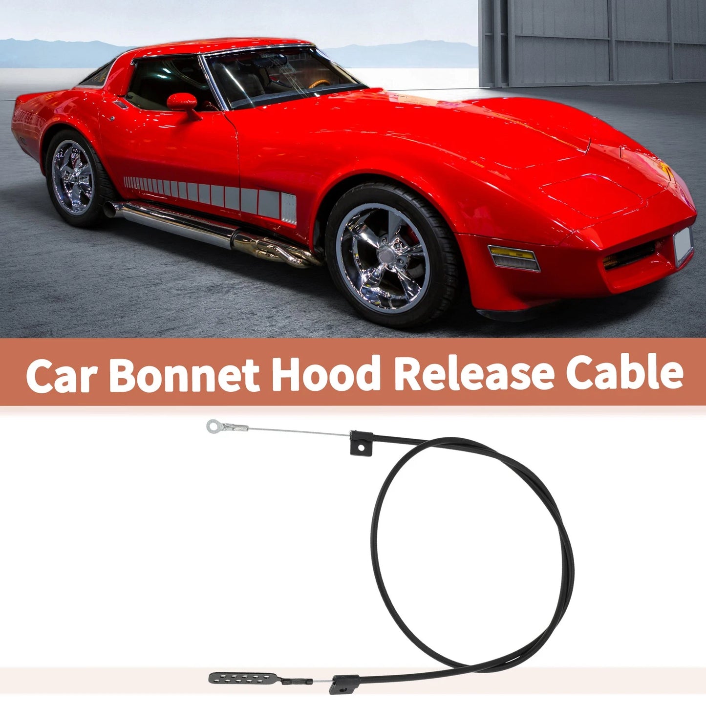 Hood Release Lateral Cable Latch for Chevy Corvette C3 (1978–1982) No.41787