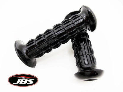 Black Hand Grip Set for Kawasaki F8 (1971-1972) - Left & Right Pair