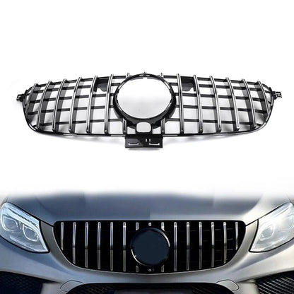 GTR Style Front Bumper Grille for Benz GLE Class W166 SUV (2015-2019)