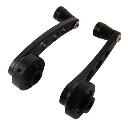 Aluminum Car Window Door Winder Cranks Black for Universal (AU Ship)