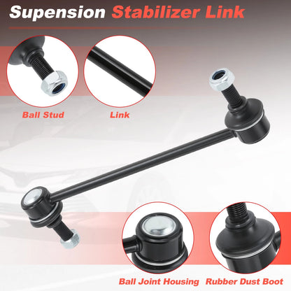 2X Front Stabilizer Sway Bar End Links for Ford Mustang (2015–2022) K750798