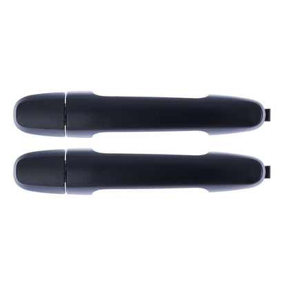 Set of 2 Outer Door Handles for Toyota Hilux (2005–2015) Textured Black