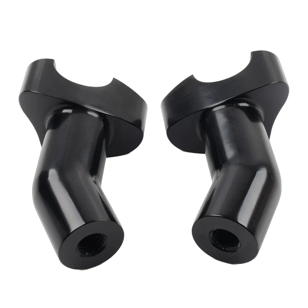 3.5" Pullback Handlebar Risers Black for Harley Dyna Softail Road King